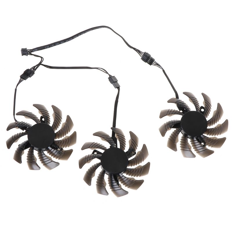 1/3 quạt làm mát 75mm T128010SU 4Pin cho Gigabyte AORUS GTX 1060 1070 1080 G1 GTX 1070Ti 1080Ti 960