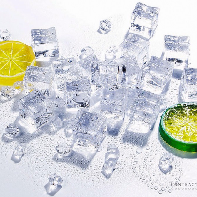 Đá viên trang trí chụp hình food, cafe, nước uống. Viên đá giả trong suốt phụ kiện trang trí chụp ảnh