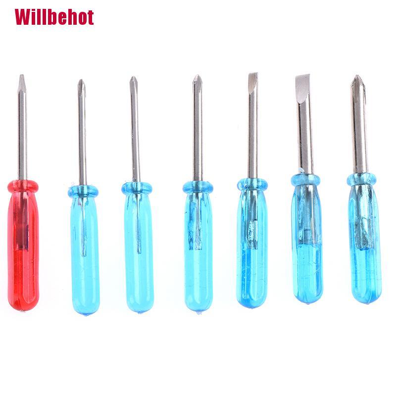 Bộ 7 Tua Vít mini 45Mm X 3Mm Màu Xanh Dương Đặc Biệt