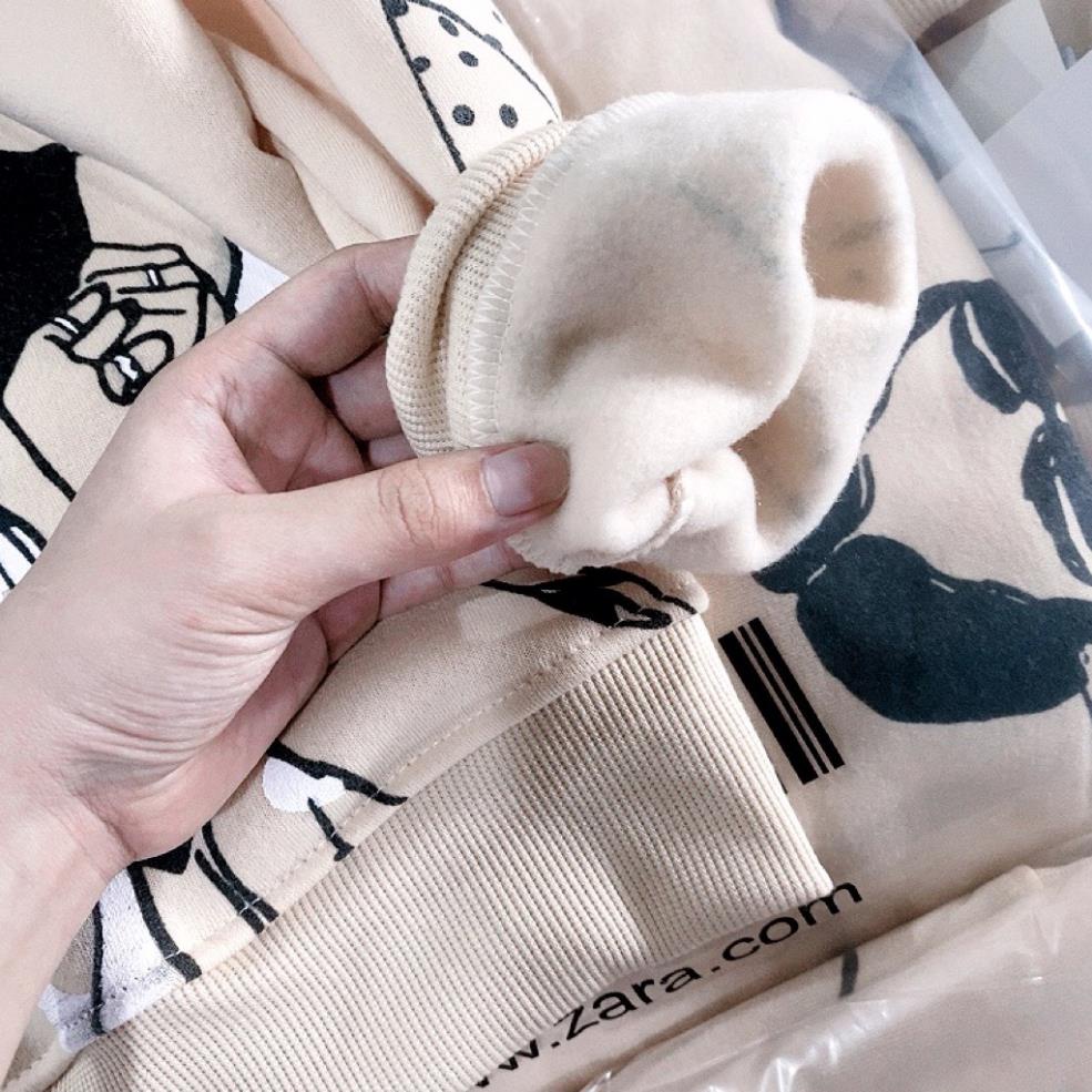 Áo Nỉ  Sweater In Hình Cô Gái dưới 70kg  - Dài Tay Cổ Tròn G034 - HT STORE | BigBuy360 - bigbuy360.vn