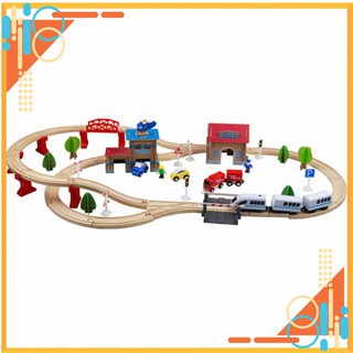 Đồ Chơi Thông Minh - Ray tàu lắp ráp 88 chi tiết