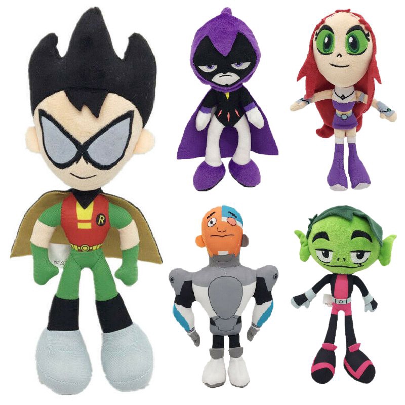 Thú nhồi bông hình nhân vật hoạt hình trong Teen Titans Go Robins 10"