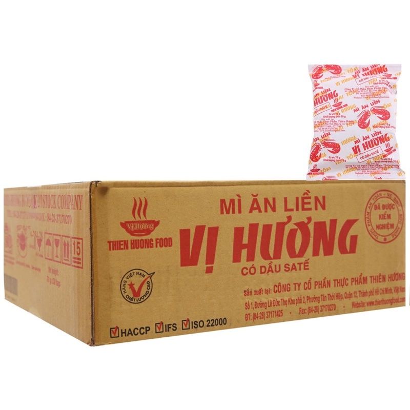 MÌ ĂN LIỀN THƯƠNG HIỆU VỊ HƯƠNG - LỐ 5 GÓI