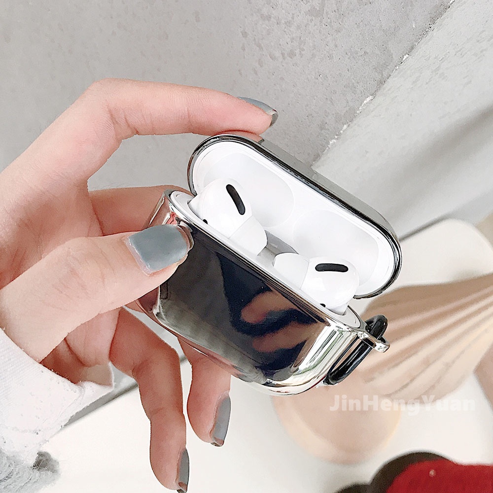 Vỏ Bọc Hộp Sạc Tai Nghe Mạ Điện Sang Trọng Cho AirPods Pro 1 2 3