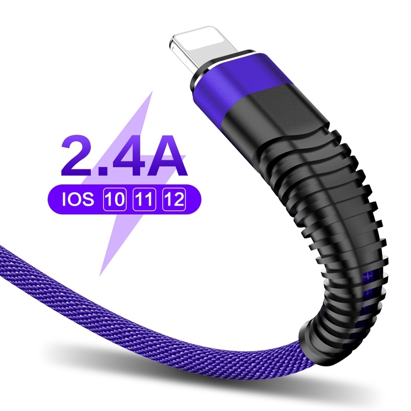 Cáp sạc nhanh dài 1m thích hợp cho Iphone iPad Android Huawei Xiaomi Samsung Vivo