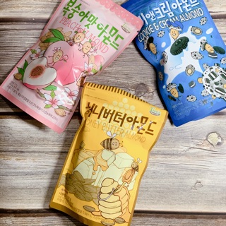 Hạnh nhân Tom's Farm các loại Honey Butter / Peach / Cookie & Cream