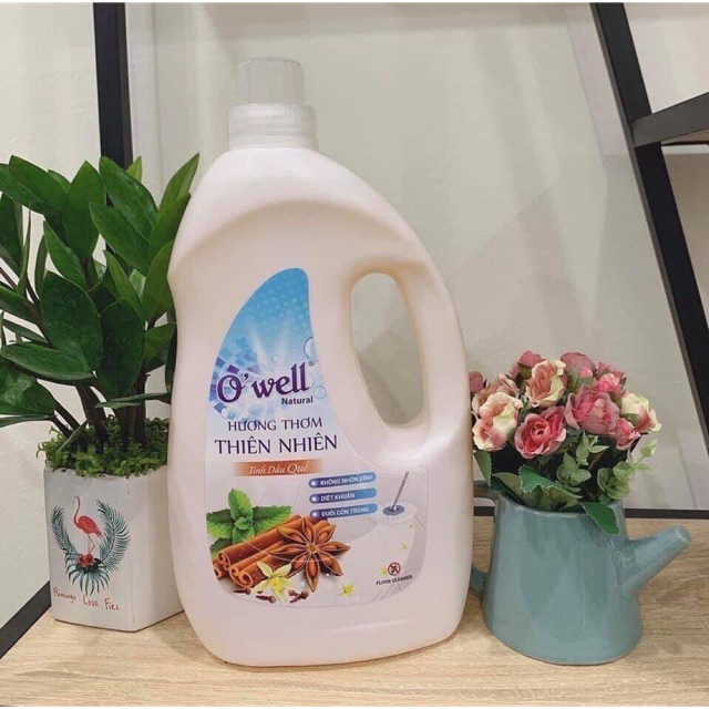 Nước lau sàn tinh dầu quế O'well