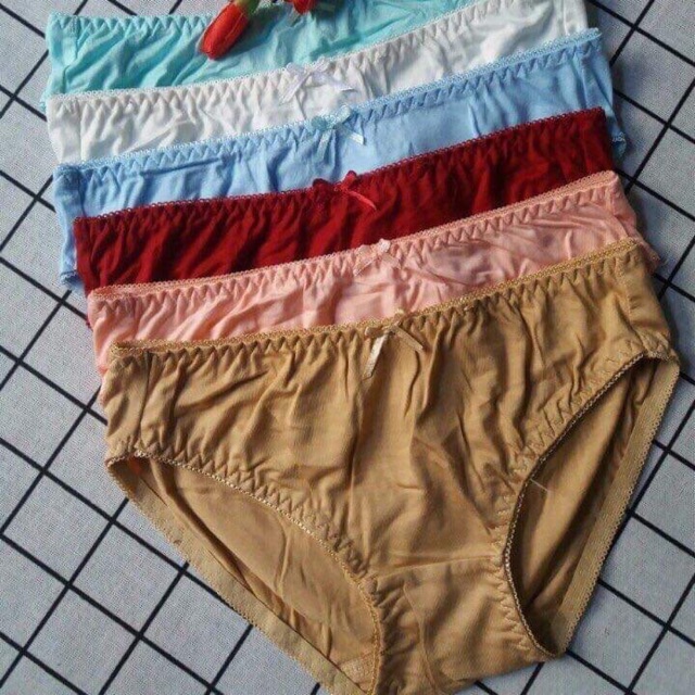 Combo 5 quần lót cotton trơn