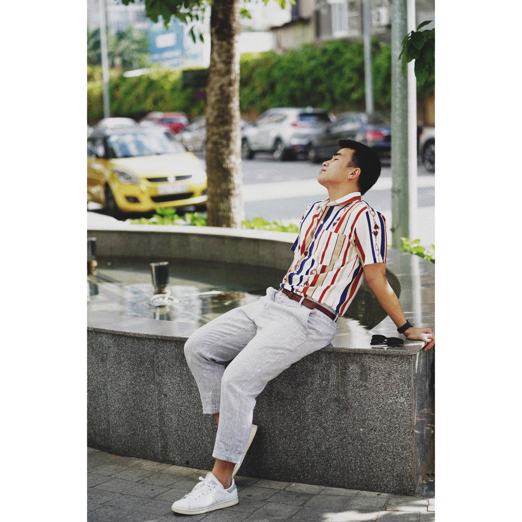 Áo Sơ Mi Nam Đẹp Hàng Hiệu Hoạ Tiết C0016