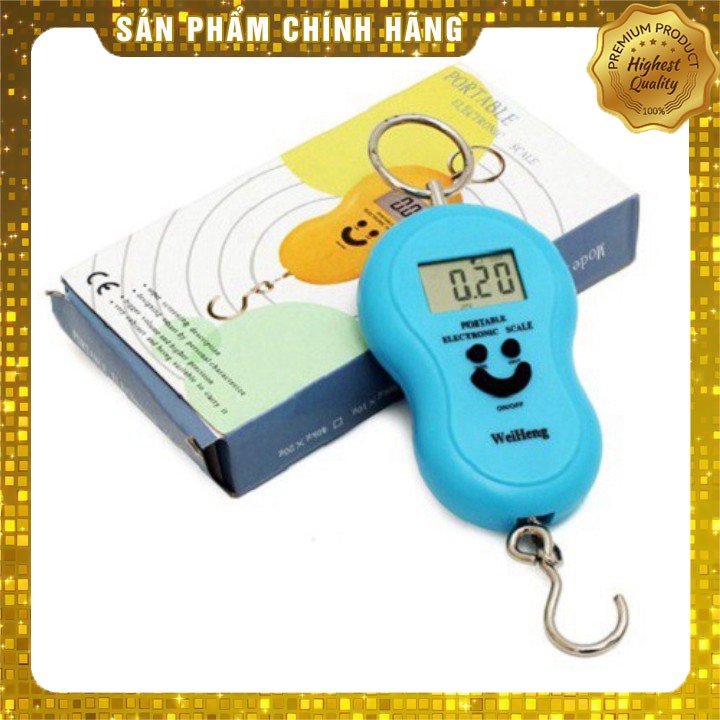 MAU HOT  Cân điện tử cầm tay mini 50kg,cân các loại thực phẩm, rau quả một cách chính xác nhất, giúp các chị em đi chợ, 