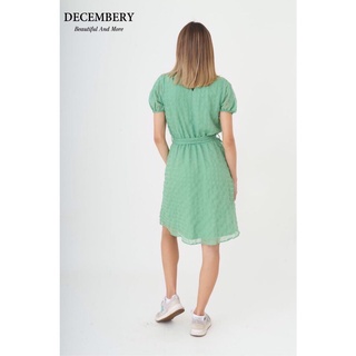 Đầm Decembery Voan Xanh