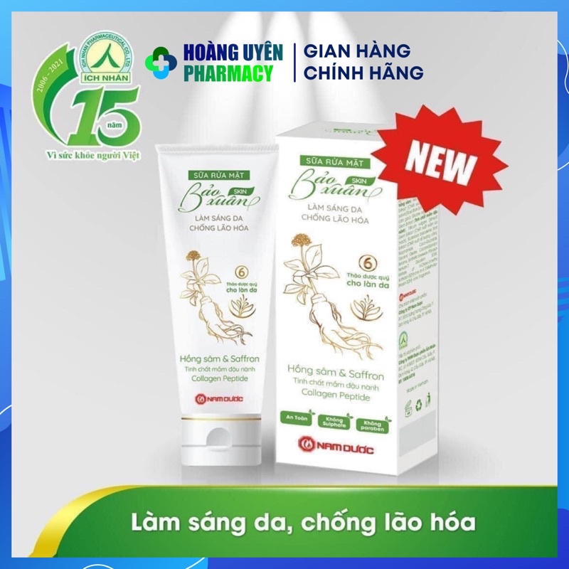 Sữa rửa mặt thảo dược Bảo Xuân Skin