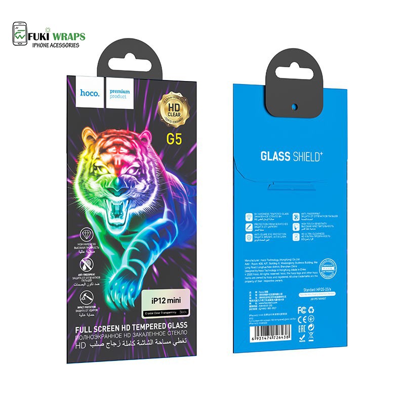 Kính cường lực FULL Màn Hình Hoco G5 cho 7Plus 8Plus XR 11 11PROMAX 12 12Pro 12ProMax 13ProMax FUKISHOP