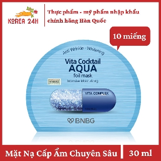 Mặt Nạ  BNBG Vita Cocktail Aqua Foil Mask ( 10 miếng x 30 ml )