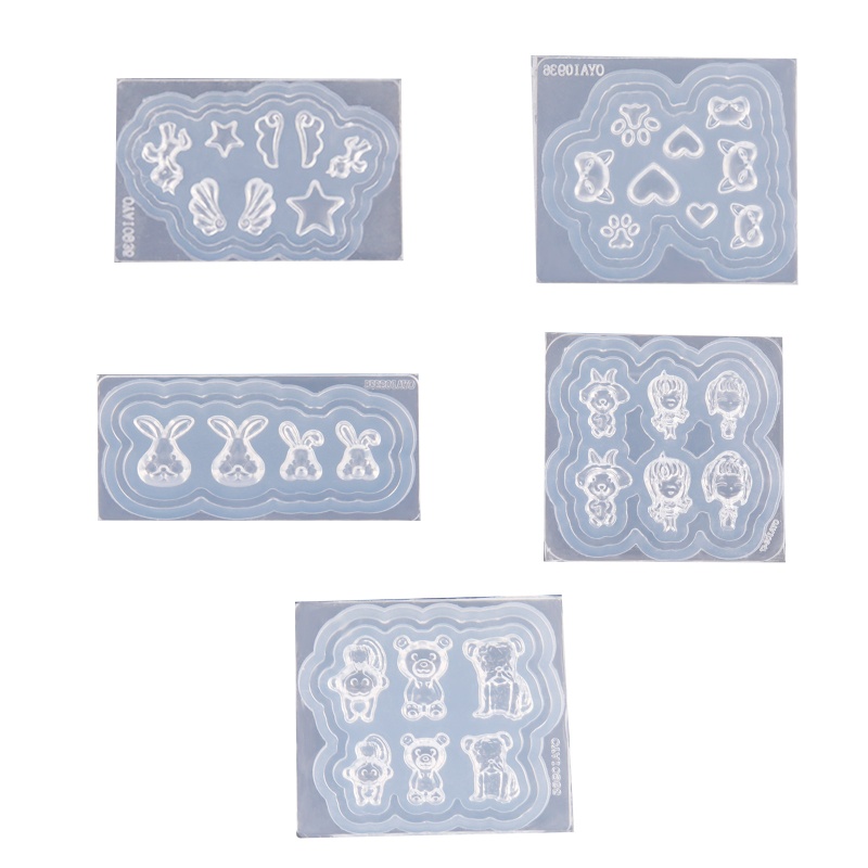 Khuôn Silicone Tạo Hình Pha Lê 3D Trang Trí Móng Tay DIY