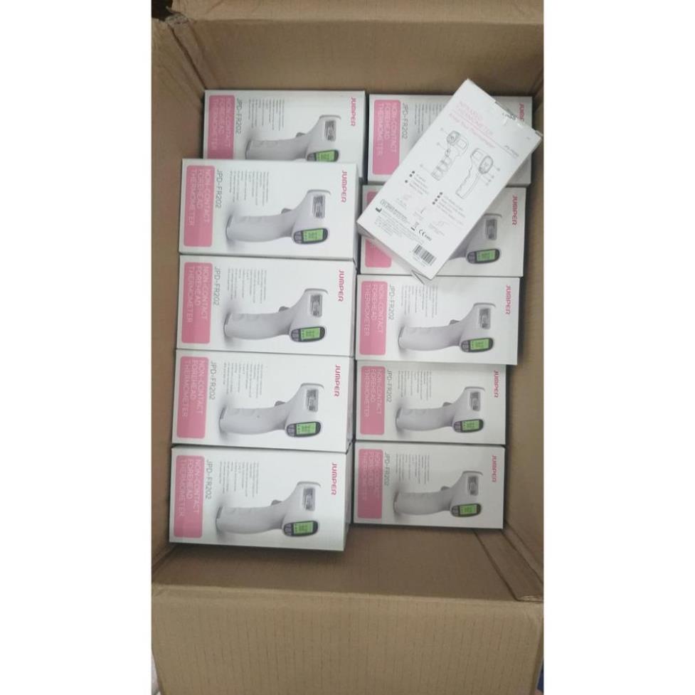 Nhiệt kế hồng ngoại không tiếp xúc Jumper FR202, Nhiệt kế điện tử microlife, máy đo nhiệt độ thân nhiệt