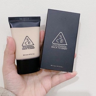 (Chính Hãng)Kem BB 3CE Back To Baby Cream