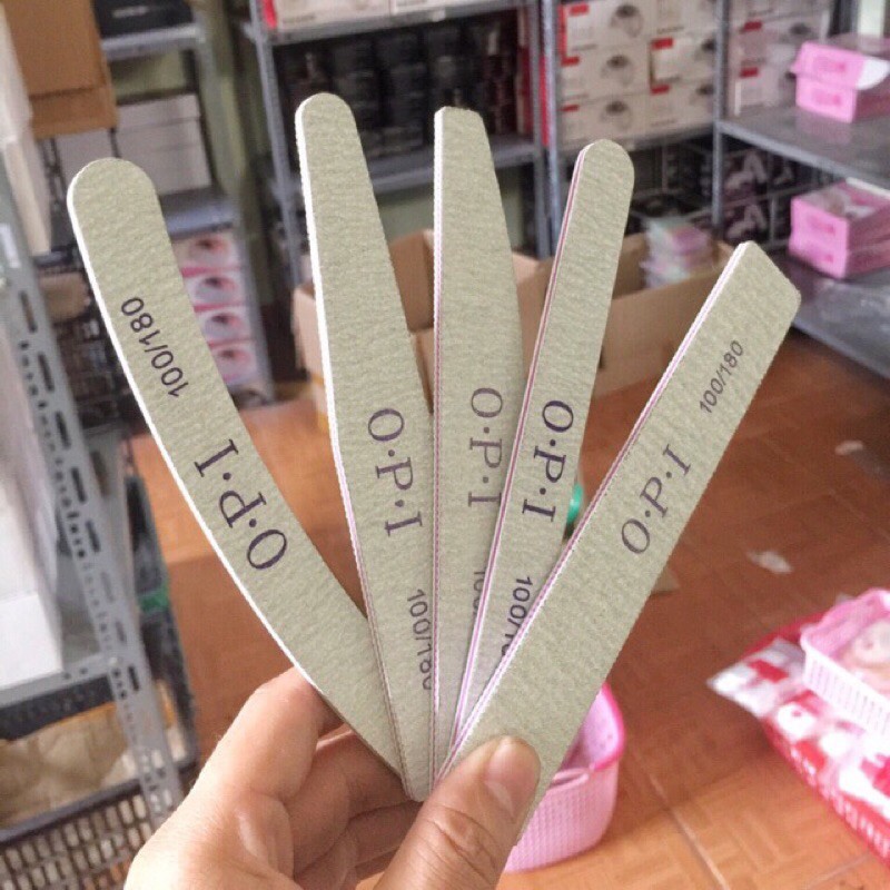 Dũa móng opi 100/180 Cheap Nail loại dày chuyên dụng