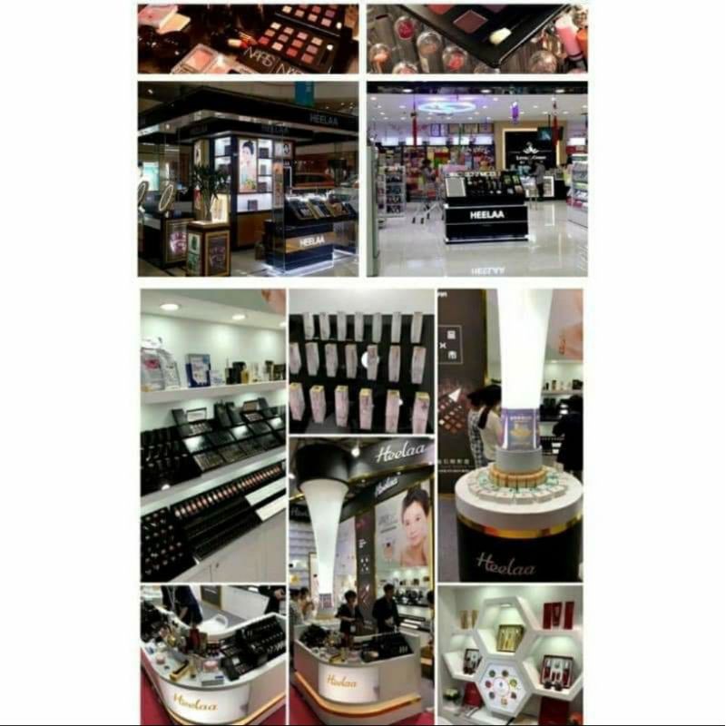 Phấn phủ siêu mịn Heelaa kiềm dầu nhờn,che khuyết điểm giữ lớp make up đẹp cả ngày dài