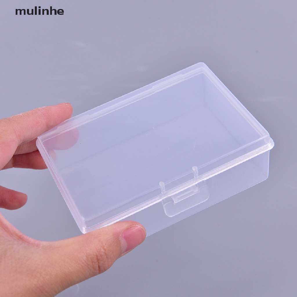 Set 2 Hộp Nhựa Trong Suốt Đựng Bài Poker Tiện Dụng