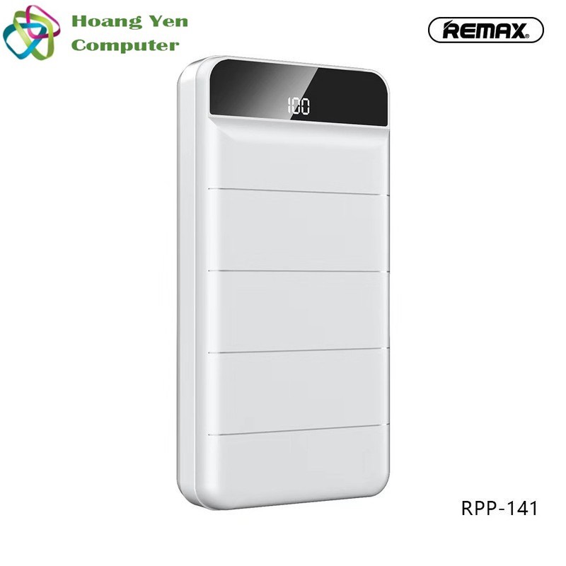 Sạc Dự Phòng Remax RPP-141 30000mAh Lõi Polymer 3 Cổng Sạc Vào, 2 Cổng Sạc Ra