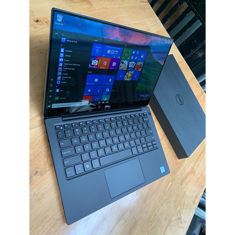 Laptop Dell XPS 9370, i7 8550u, 16G, 512G, 4K, touch, Full box, like new, Black | BigBuy360 - bigbuy360.vn