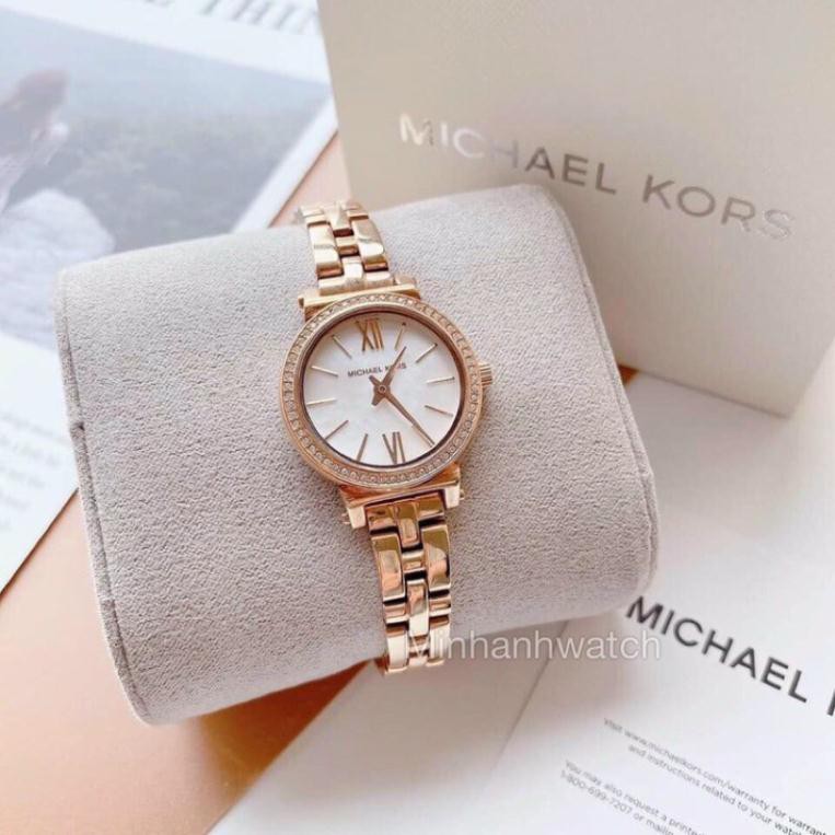 (Sale) Sale Đồng hồ nữ Michael kors Mk3833, MK3834 nhỏ (có hình thật)