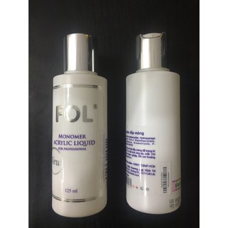 Liquid Fol Lớn Nhanh khô (mẫu mới ) 125ml dùng đắp móng bột
