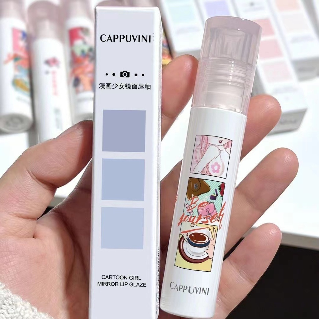 son bóng nội địa trung giá rẻ CAPPUVINI Daimanpu Dưỡng Ẩm Tiện Dụng Chất Lượng Cao