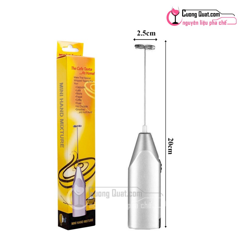Tạo Bọt Sữa Mini Dùng Pin
