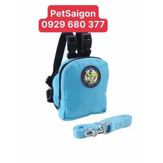 Dây dắt kèm Balo dẫn chó đi dạo, du lịch