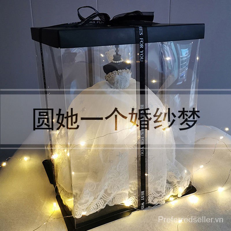 Mô Hình Búp Bê Mặc Đầm Cưới Sáng Tạo Cho Bạn Gái 18 Tuổi
