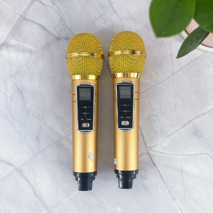 Loa Bluetooth karaoke SDRD SD 306 Plus bản 2020 đa năng, Loa kèm 2 micro hát karaoke Không dây- Phiên Bản Nâng Cấp lọc