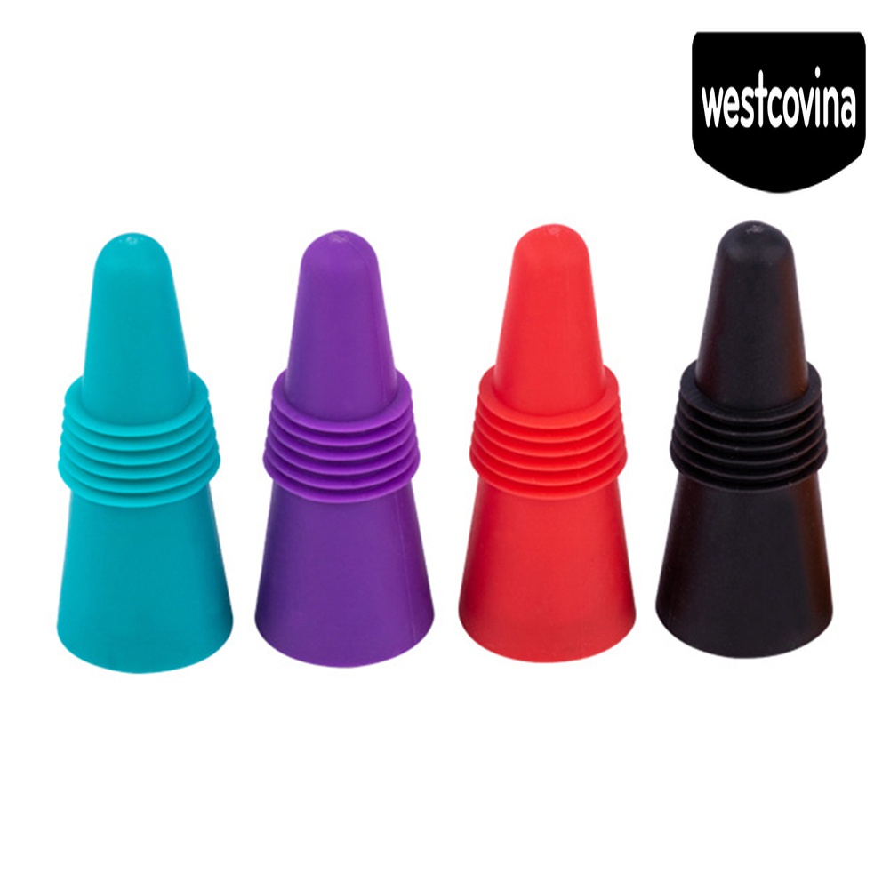 [Hot]☀ Nút Đậy Chai Rượu Vang Bằng Silicone Có Thể Tái Sử Dụng Ốp