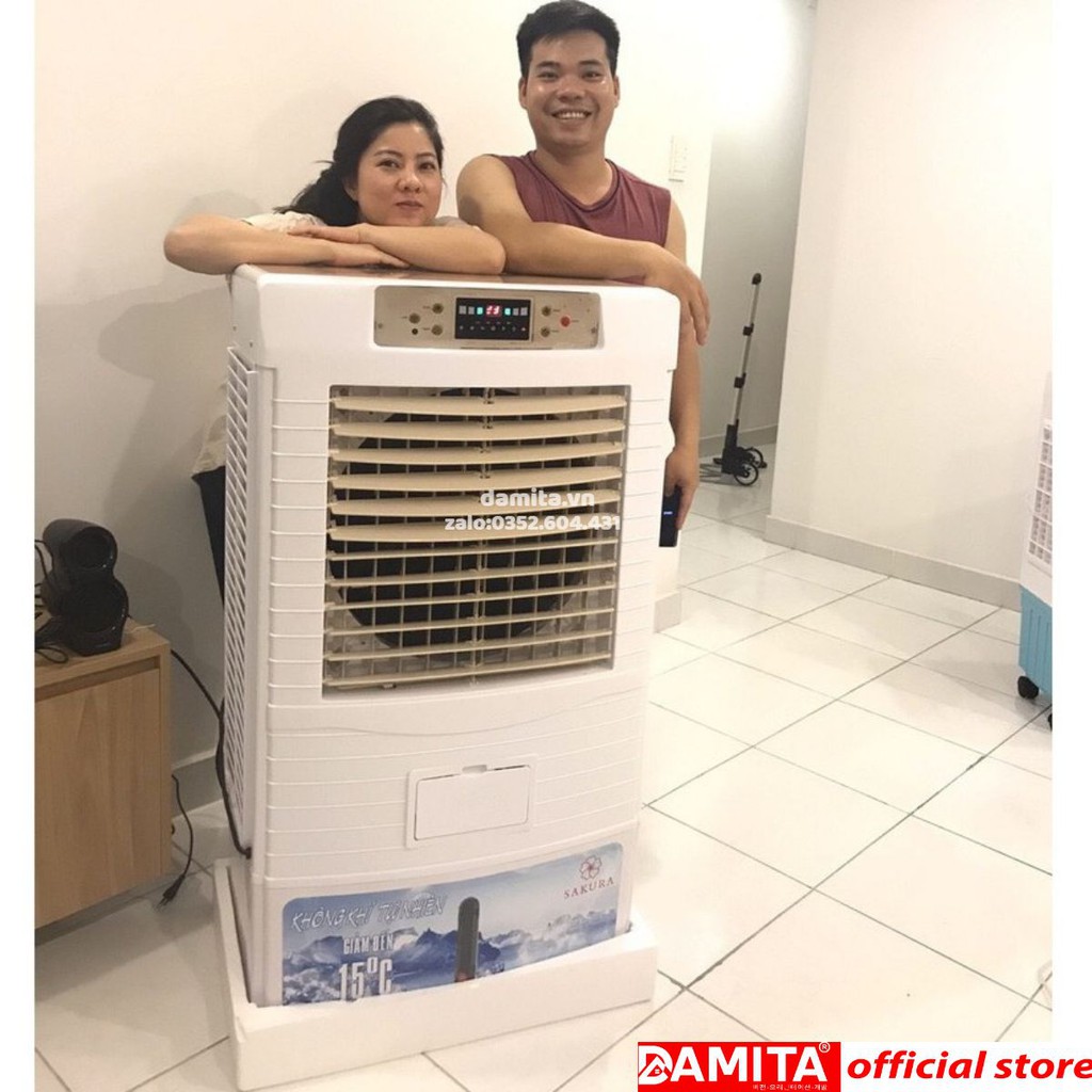 quạt điều hòa 60l motor đồng nguyên chất hàng nhập khẩu giao trong ngày tại hà nội ảnh thật có video thực tế