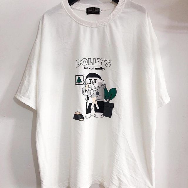 Áo thun [ Kèm Hình Thật 100% ] tay lỡ Unisex BOLLY'S