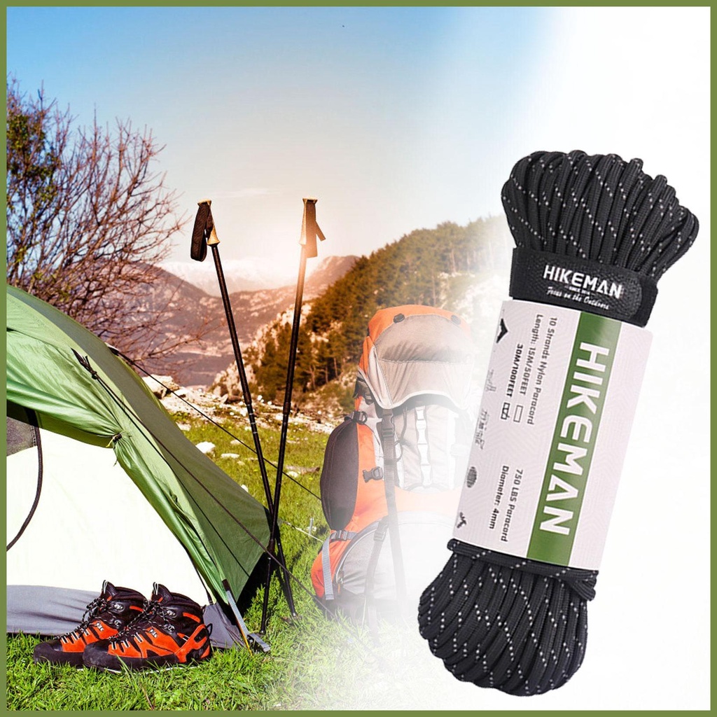 Dây Dù Sinh Tồn Màu Phản Quang Lõi 10 Sợi Dày Dặn Đa Năng