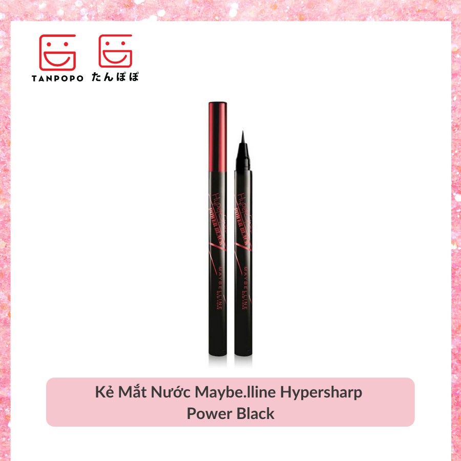 Kẻ mắt nước Maybe.lline Hypersharp Power Black