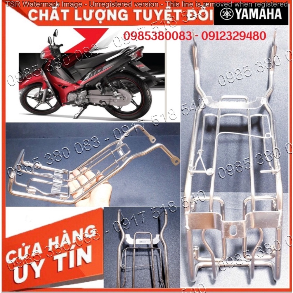 Baga Giữa Xe Sirius Thường 110 cc từ 2016 - 2021, Sirius 50cc INOX 10 ly chắc chắn Mẫu 2021 (Ảnh tự chụp)