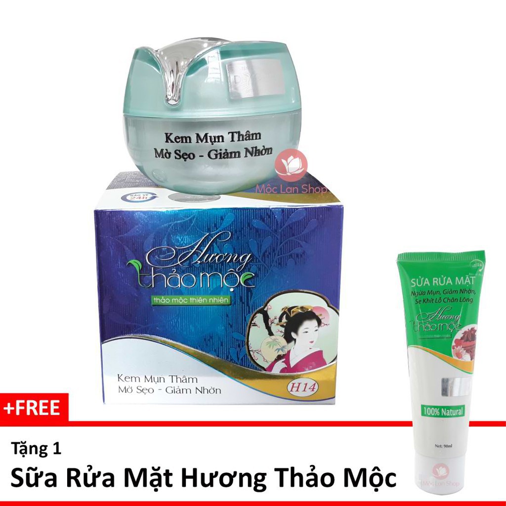 Kem Hương Thảo Mộc - Mụn, Thâm, Mờ Sẹo, Giảm Nhờn 20gr