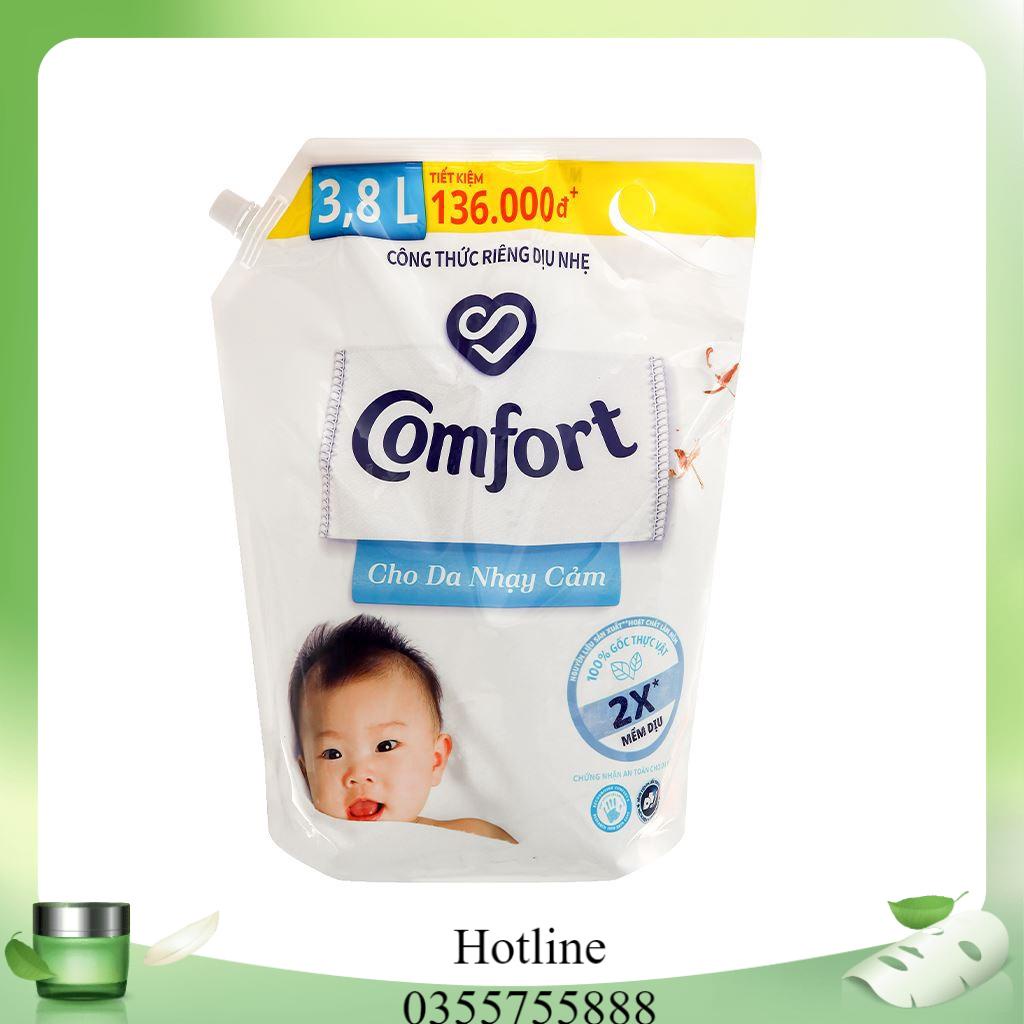 Nước xả vải Comfort Cho Da Nhạy Cảm Túi 3.2L / 3.8L