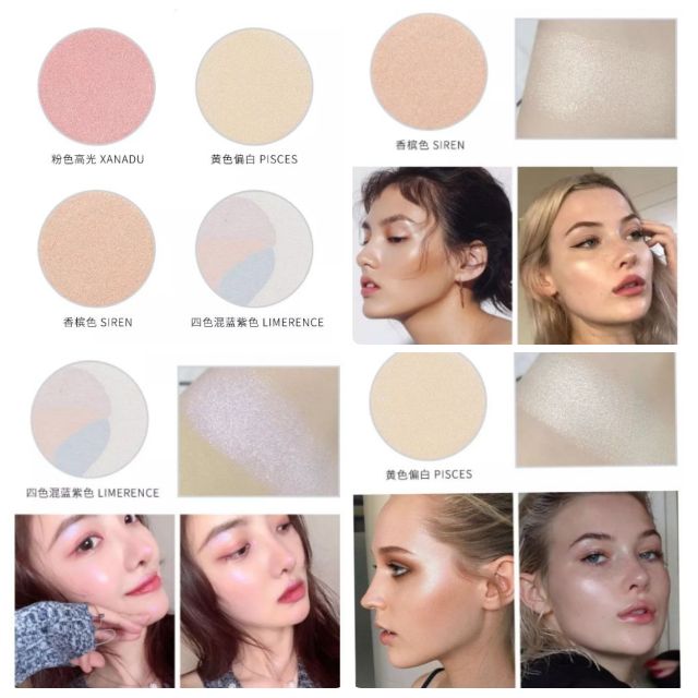 BẮT SÁNG + MÁ HỒNG + TẠO KHỐI CĂNG BÓNG HIGHLIGHTER GUICAMI MARBLE | BigBuy360 - bigbuy360.vn