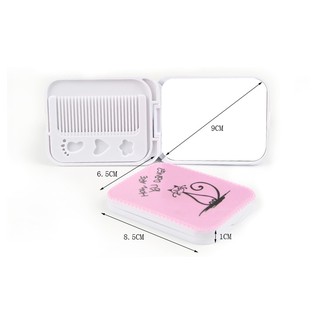Hộp Gương Mini Kèm Lược