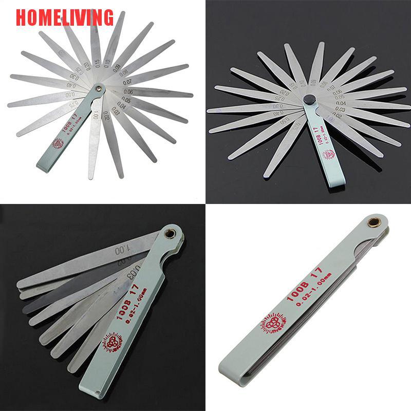 [HOMELIVING] Dụng Cụ Đo Độ Dày Khoảng Cách Kỹ Thuật Hữu Ích 17 Lưỡi Dao