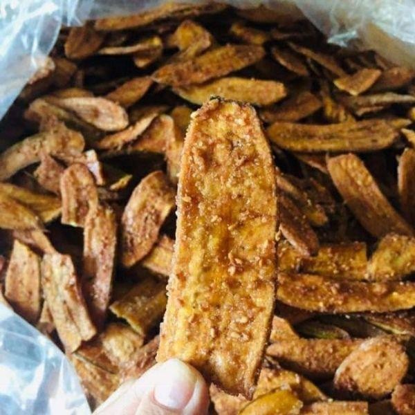 Chuối Sấy Giòn Ngon Hương Vị Tự Nhiên Giòn Tan ( 500gram ) Ăn Vặt Lel