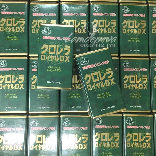 Tảo lục hoàng gia Chlorella Royal DX Nhật Bản chính hãng - Hộp 1550 viên