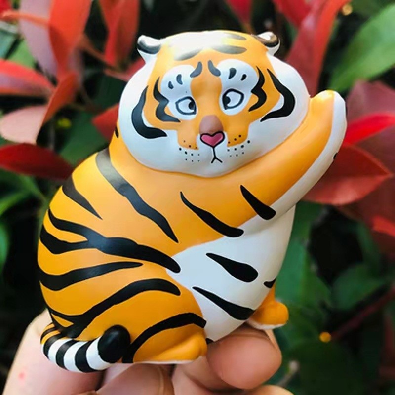 Mô hình 9 Chú Hổ Mập Biểu Cảm Đáng Yêu