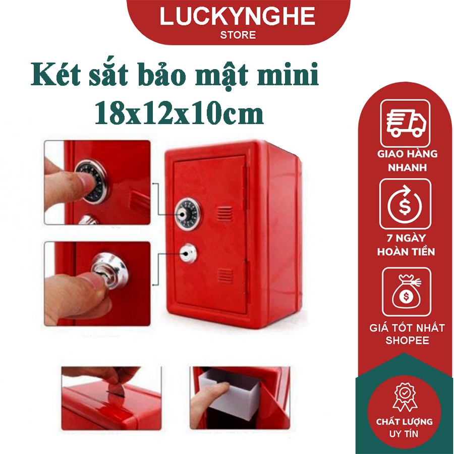 Két sắt bảo mật mini CH-0431 18x12x10cm