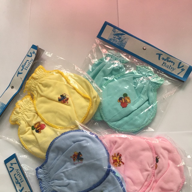 Set 5 bộ bao tay chân sơ sinh
