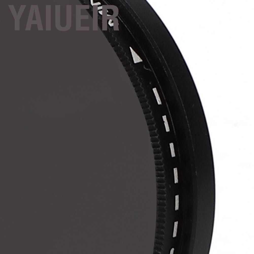 Yaiueir ND Filter Neutral Density ND2‑ND400 Adjustable 40.5mm for Canon/ Nikon/for Sony